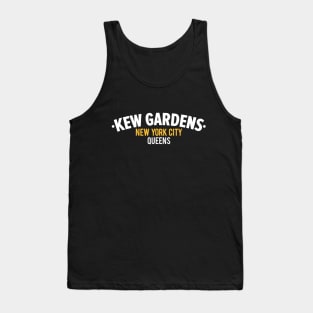 Minimalist Kew Gardens Logo - Capturing the Essence of Queens Tank Top